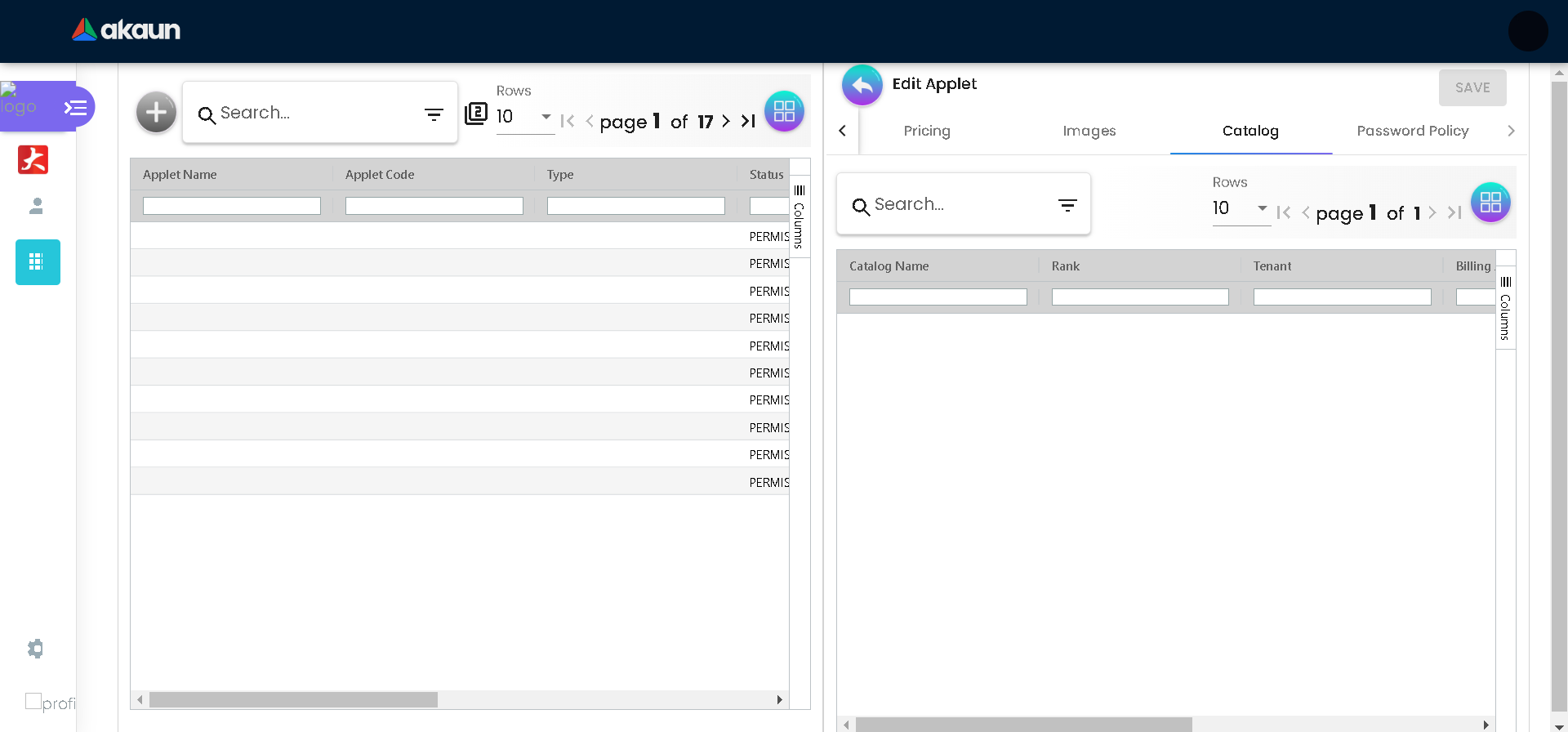 Edit Catalog