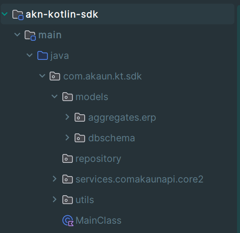 UI library package structure