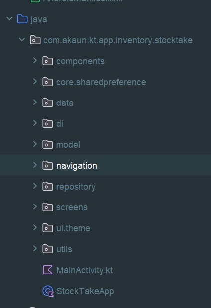 Mobile App Project Structure