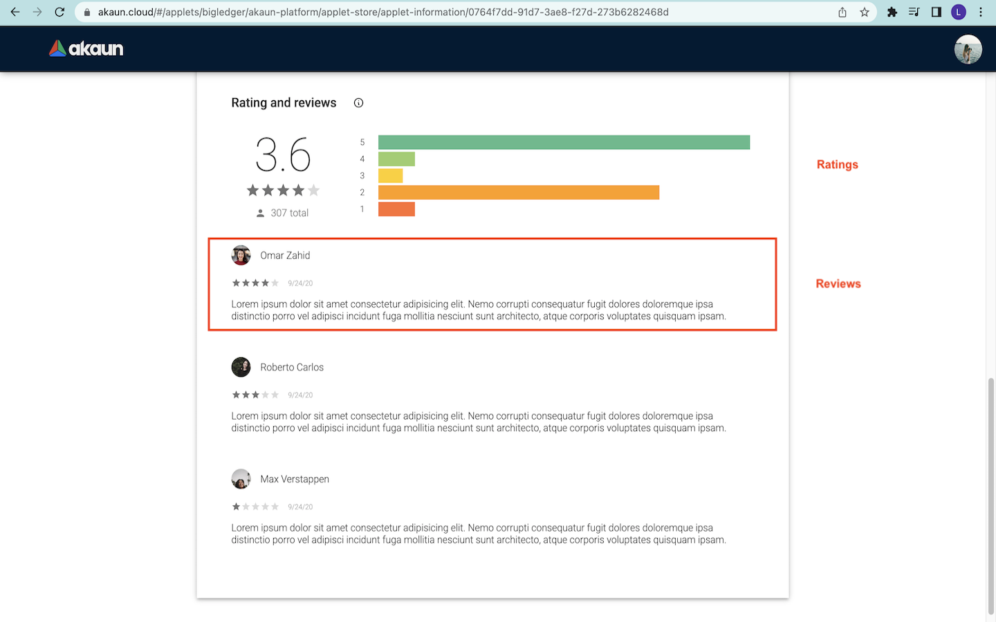 13 AppletInstallationPage RatingsAndReview