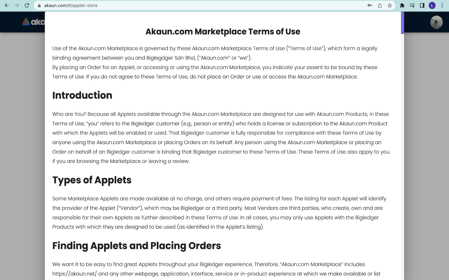 3 AkaunPlatform TermsOfUse