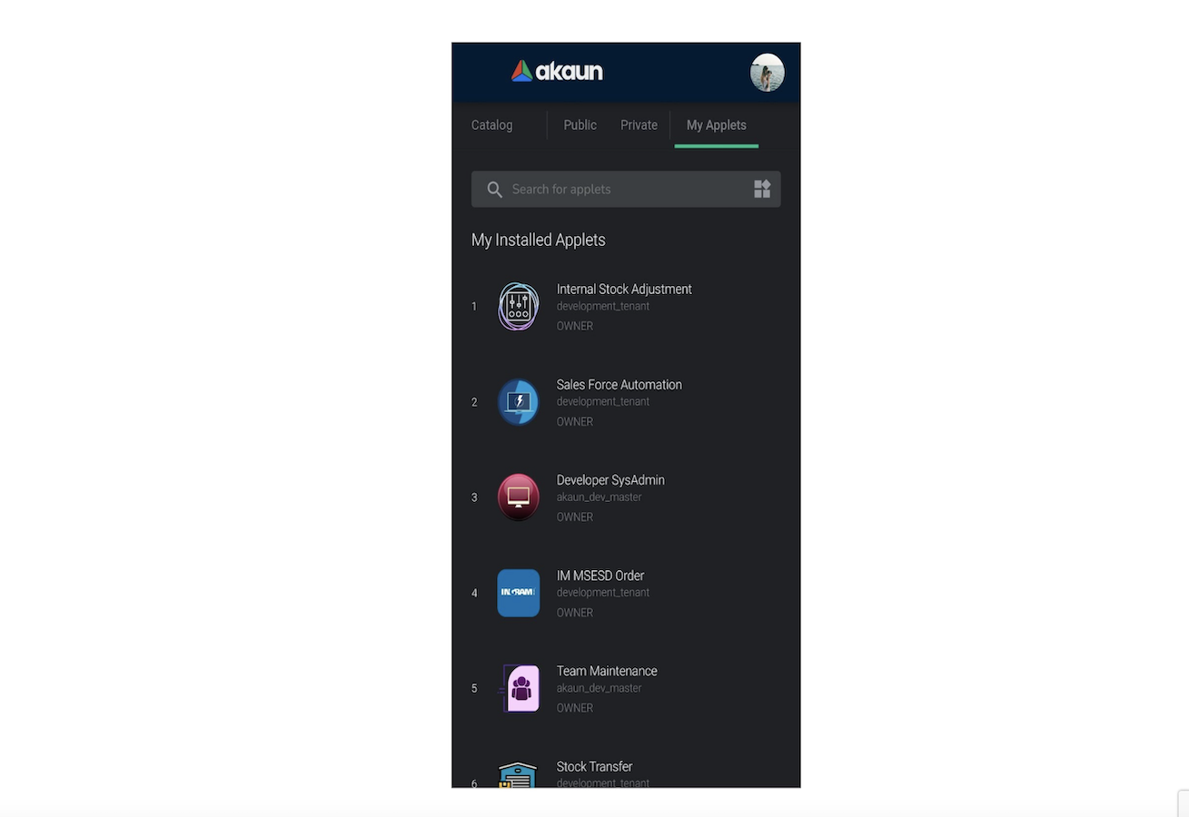 6 MobileLayout DarkTheme