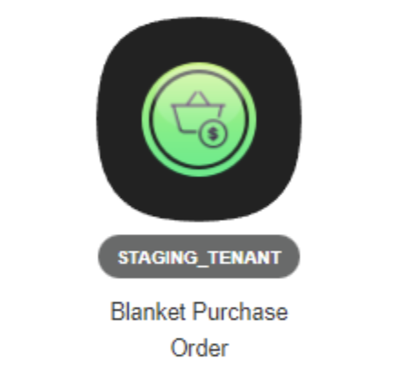 blanket purchase order applet logo
