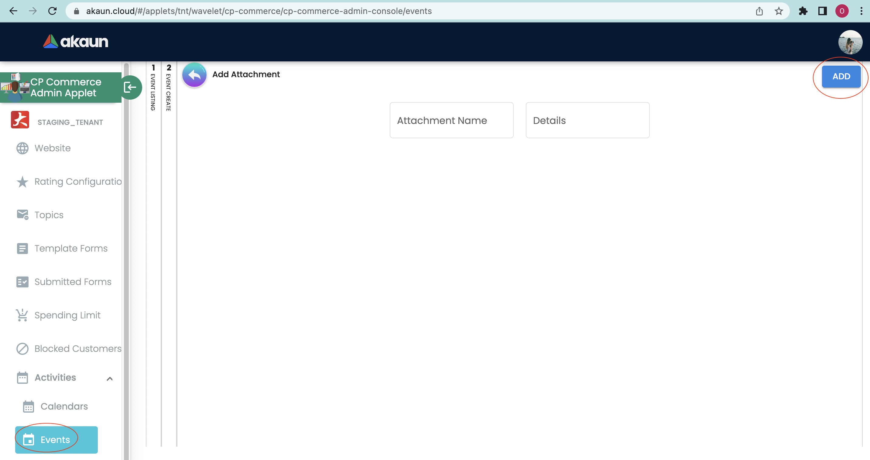 Create New Attachments