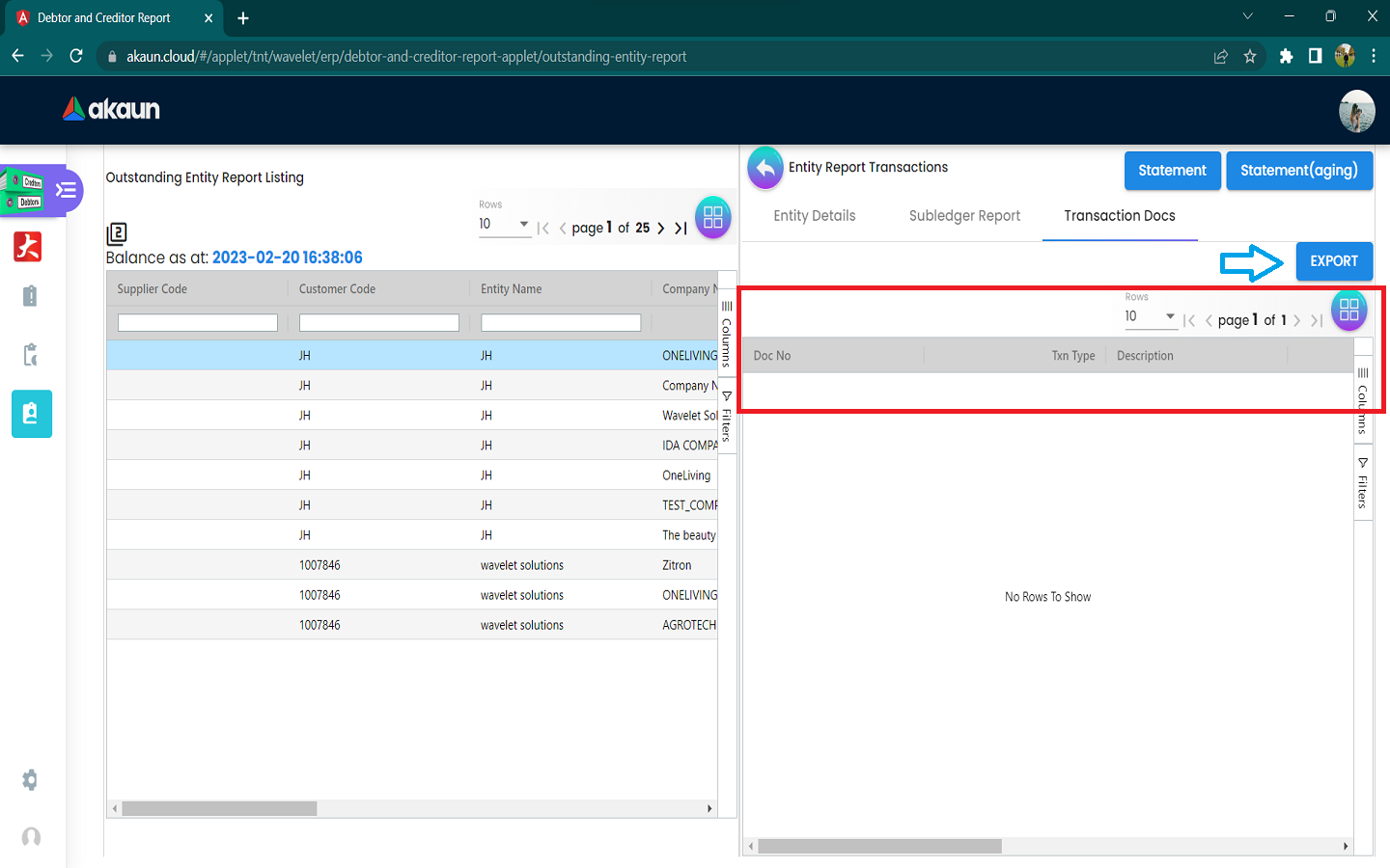 Transaction Docs
