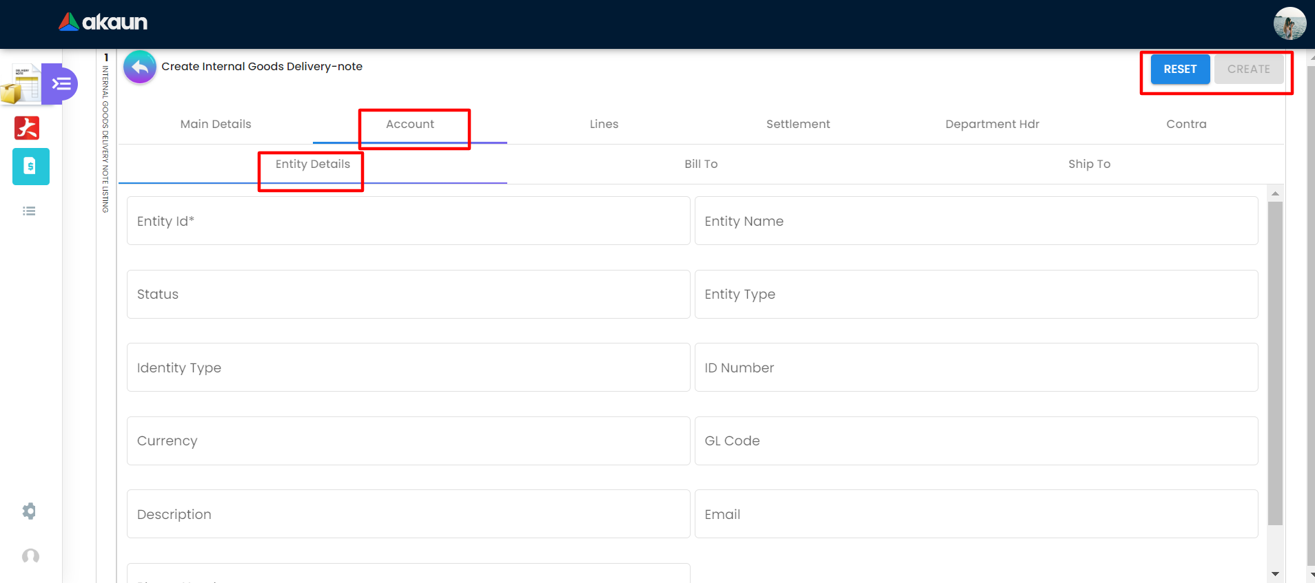 Entity Details