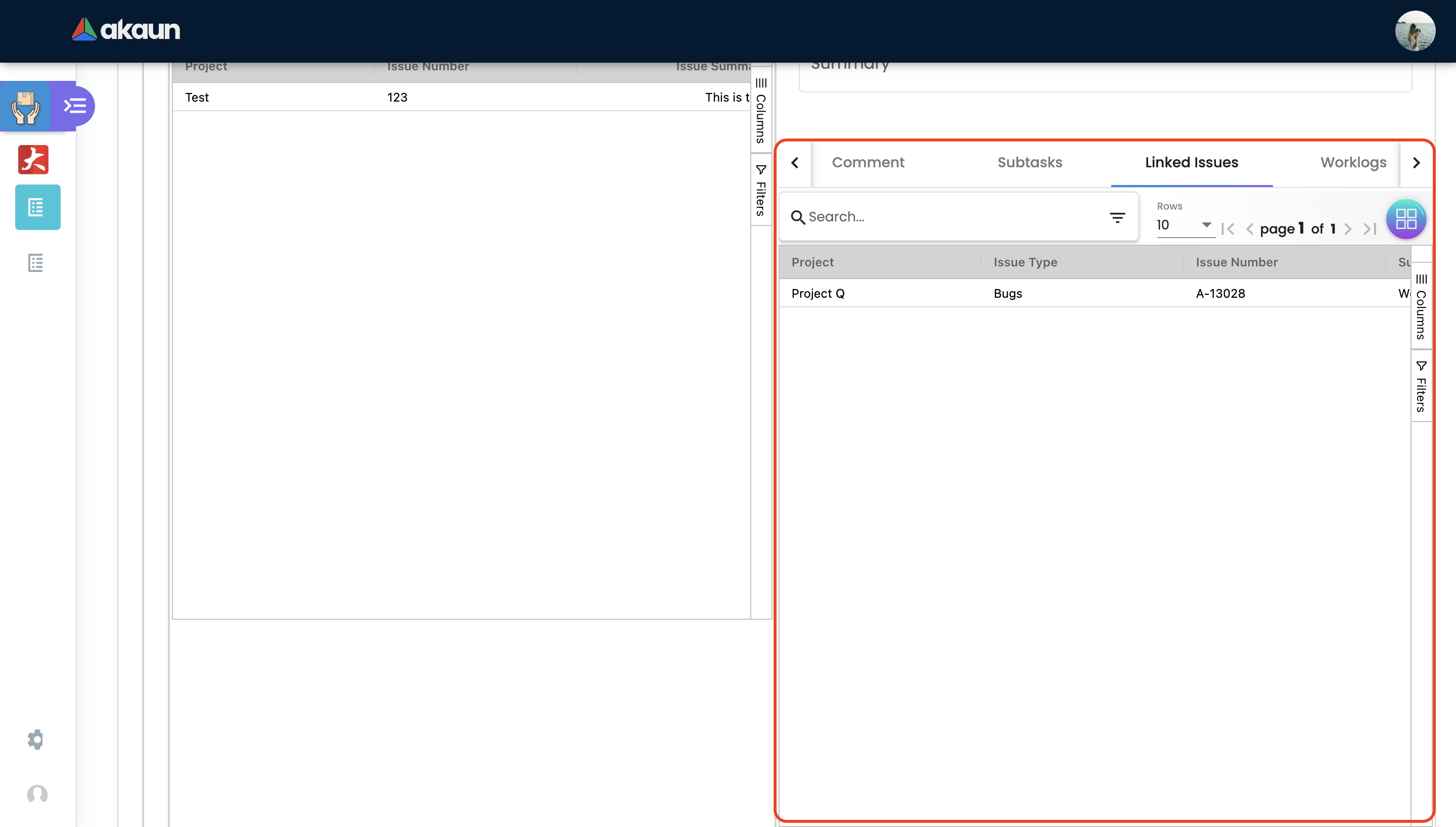 Lines Issue Link Linked Issues