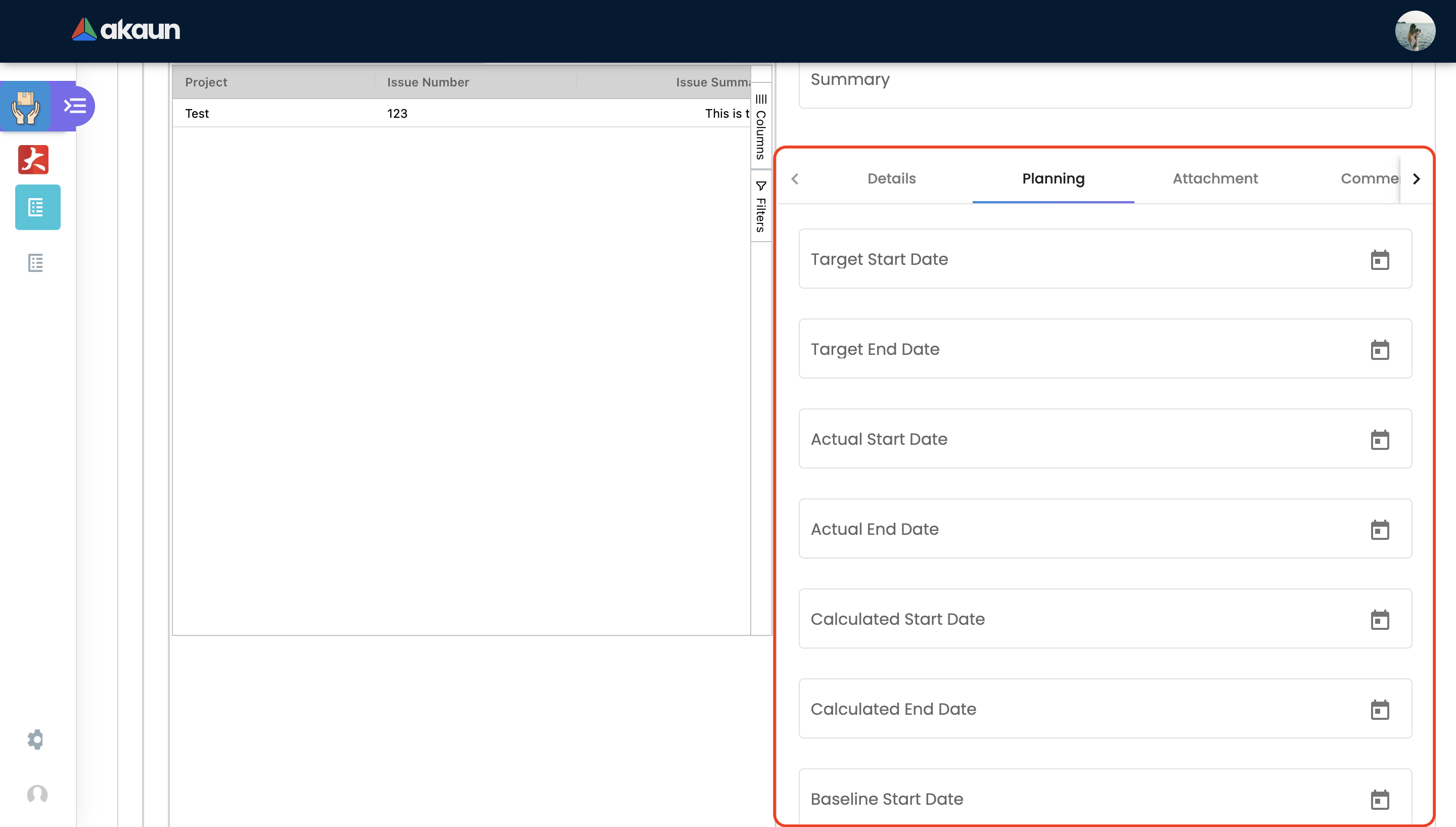 Lines Issue Link Planning