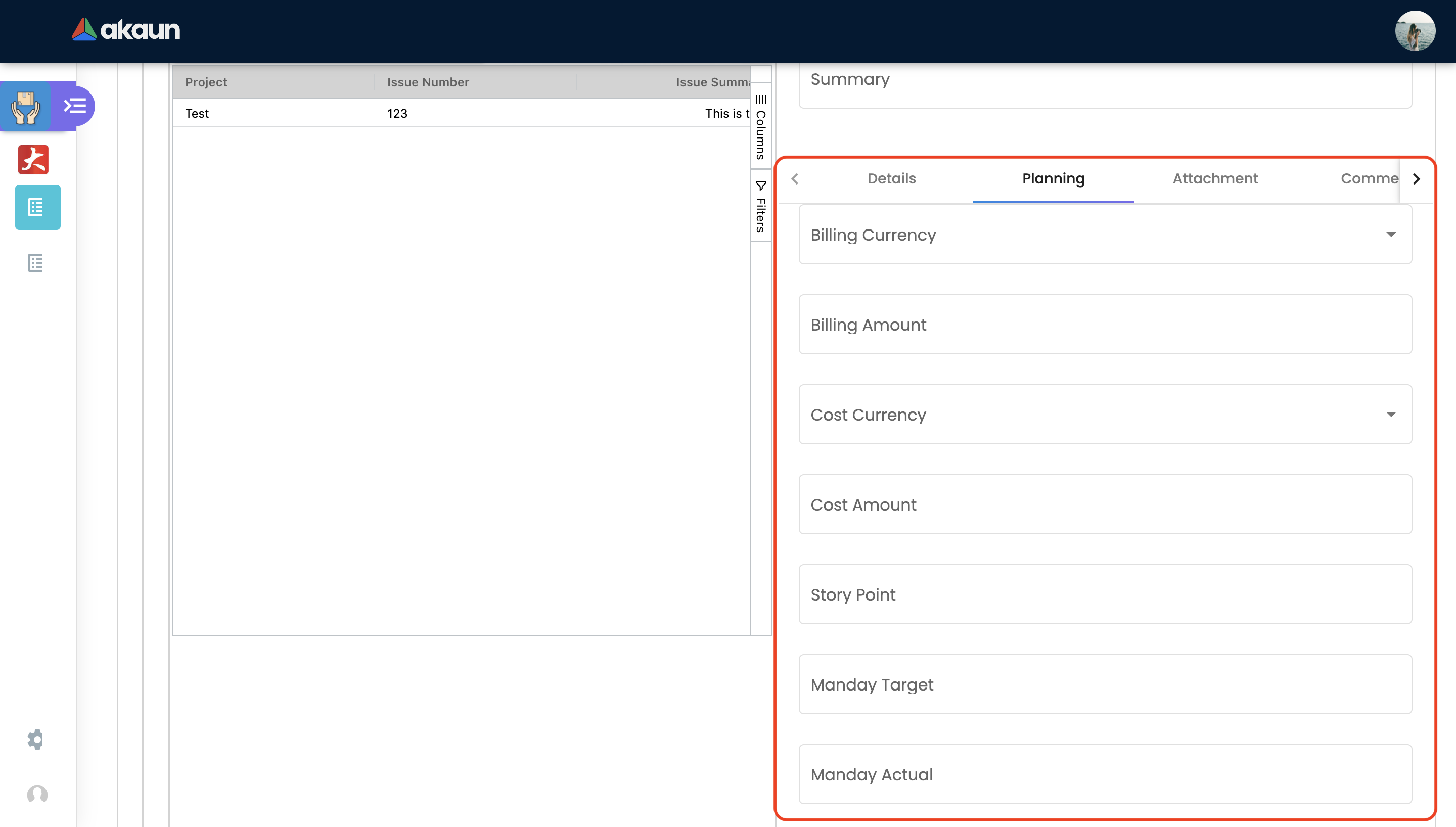 Lines Issue Link Planning