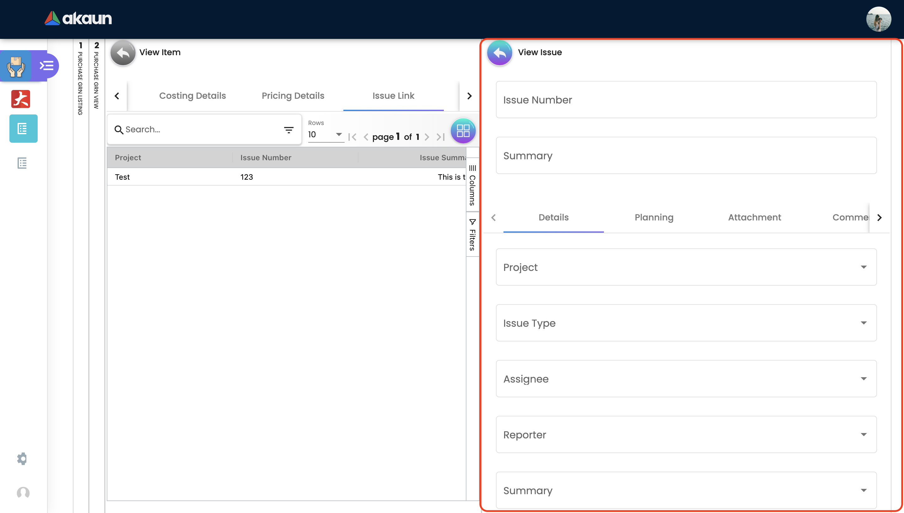Lines Issue Link View Issue