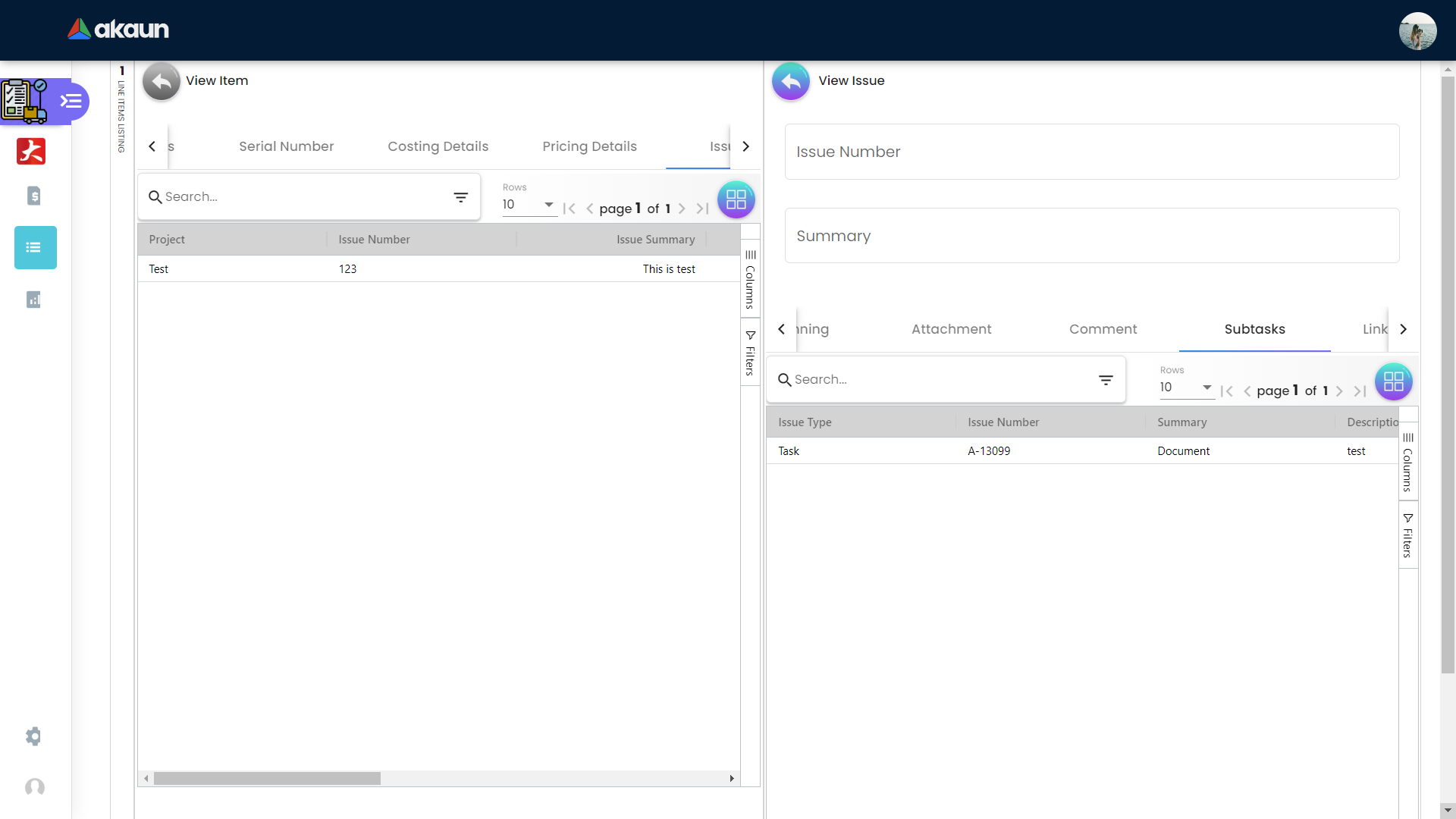 Subtasks