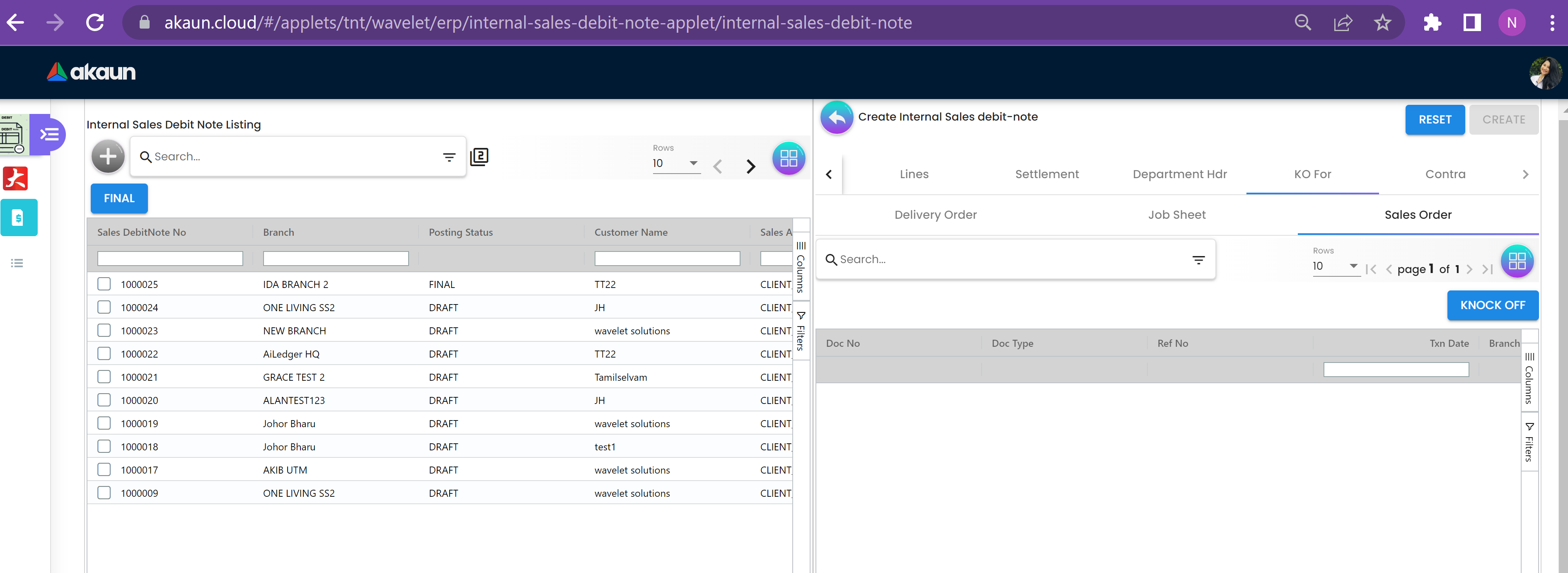 Sales Order