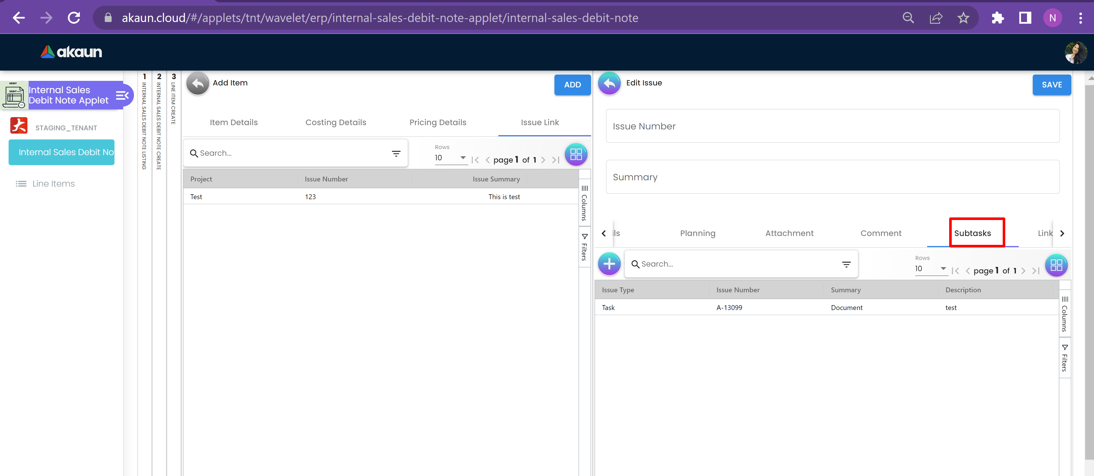 Subtasks