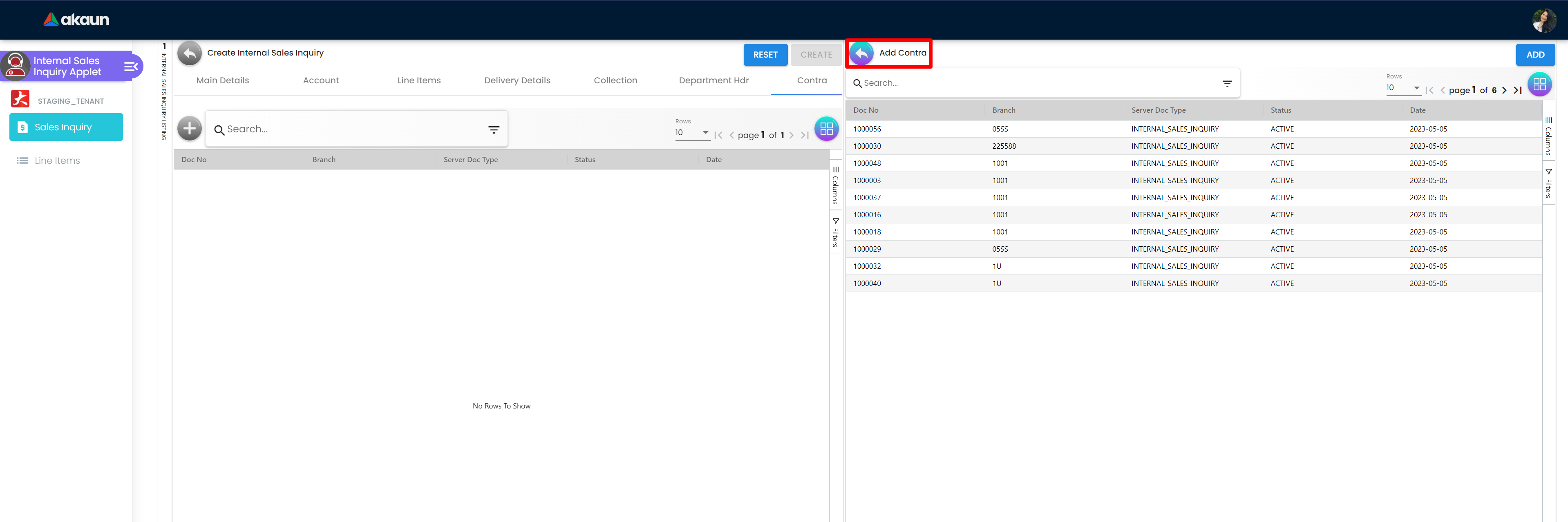 InternalSalesInquiryApplet-Create-AddContra