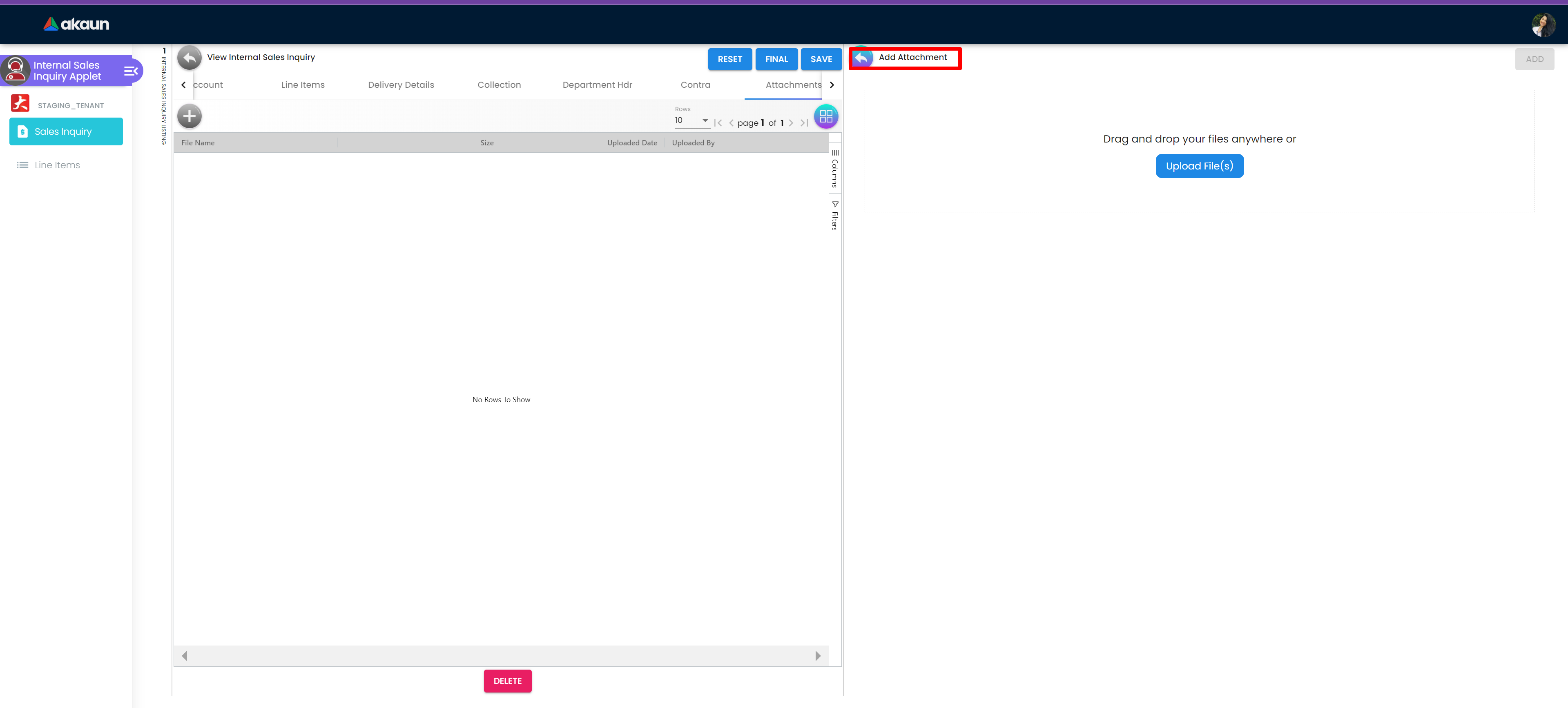 InternalSalesInquiryApplet-View-AddAttachments