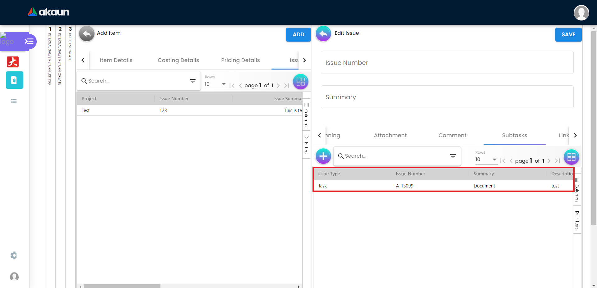 Subtasks
