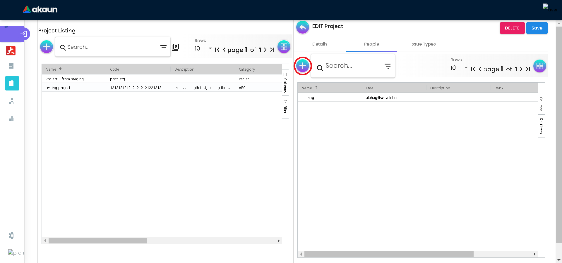 Create Project People