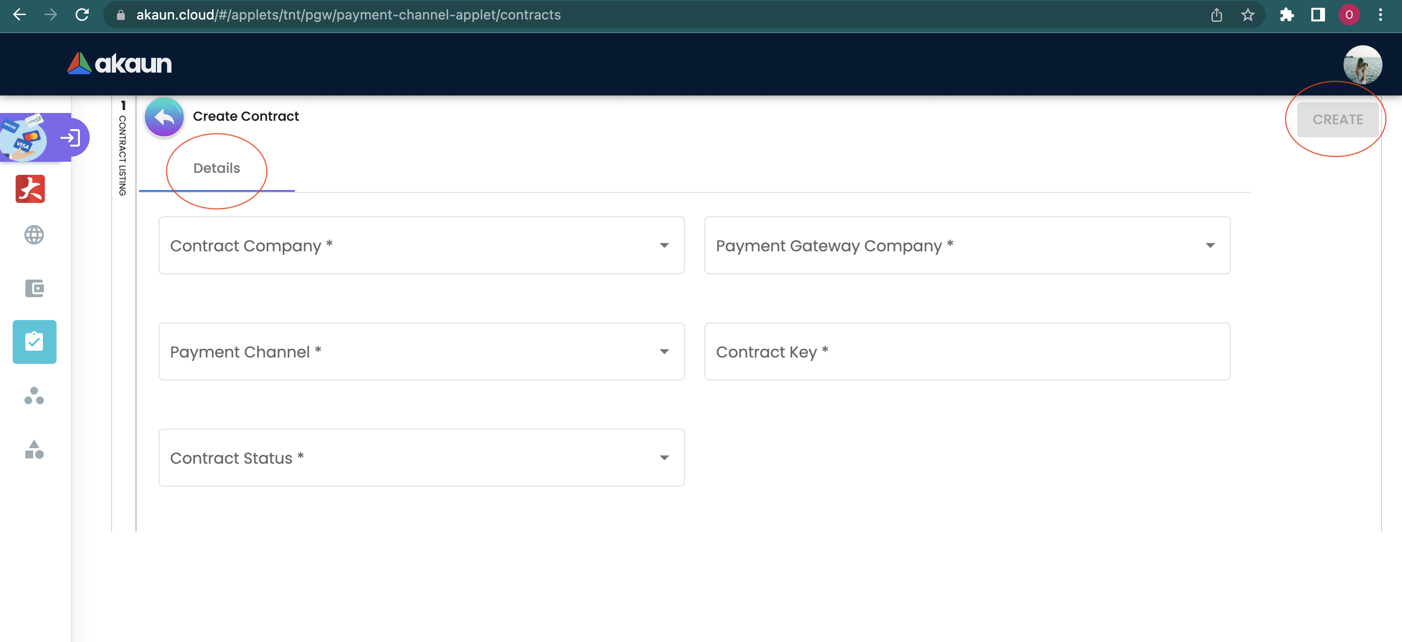 Create Contacts