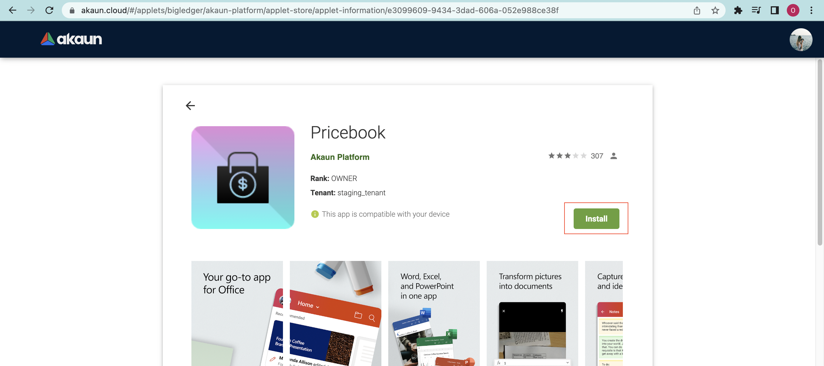 Applet Store