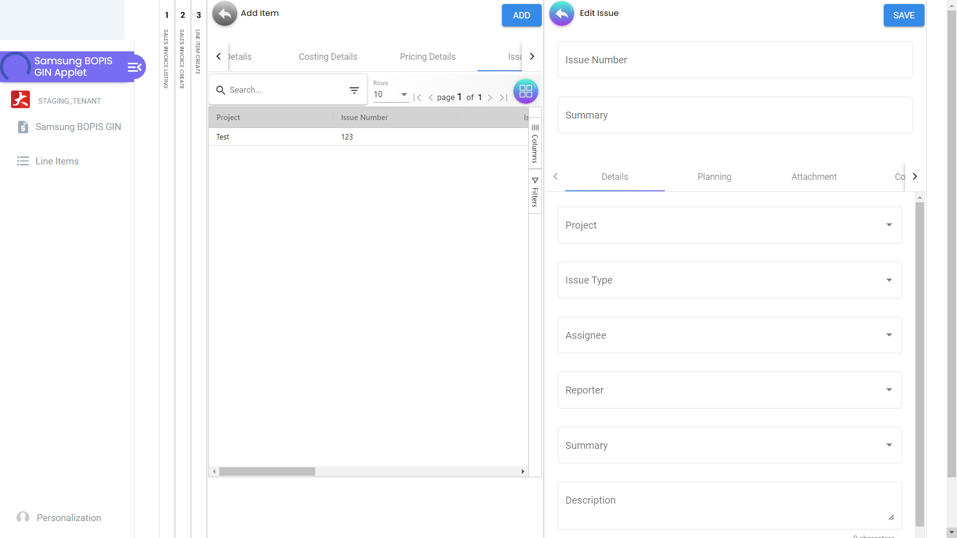 Edit Issue