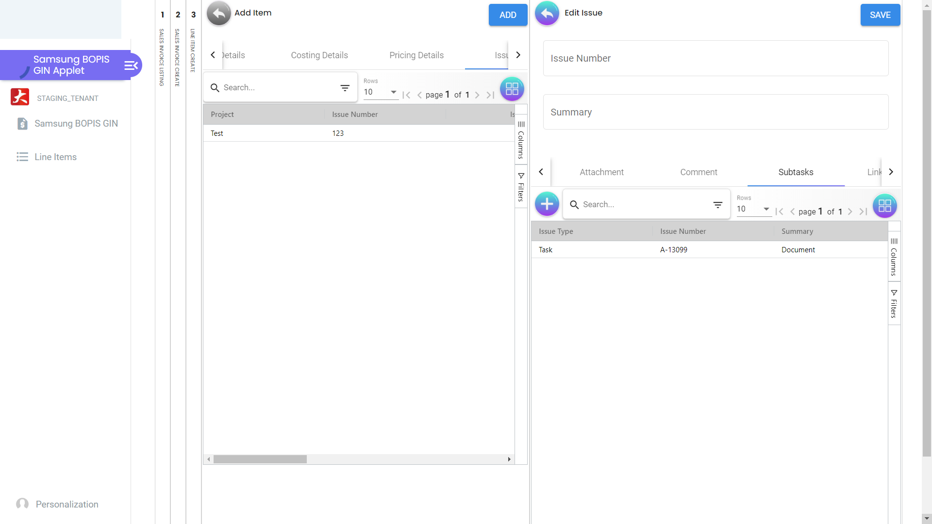 Subtasks