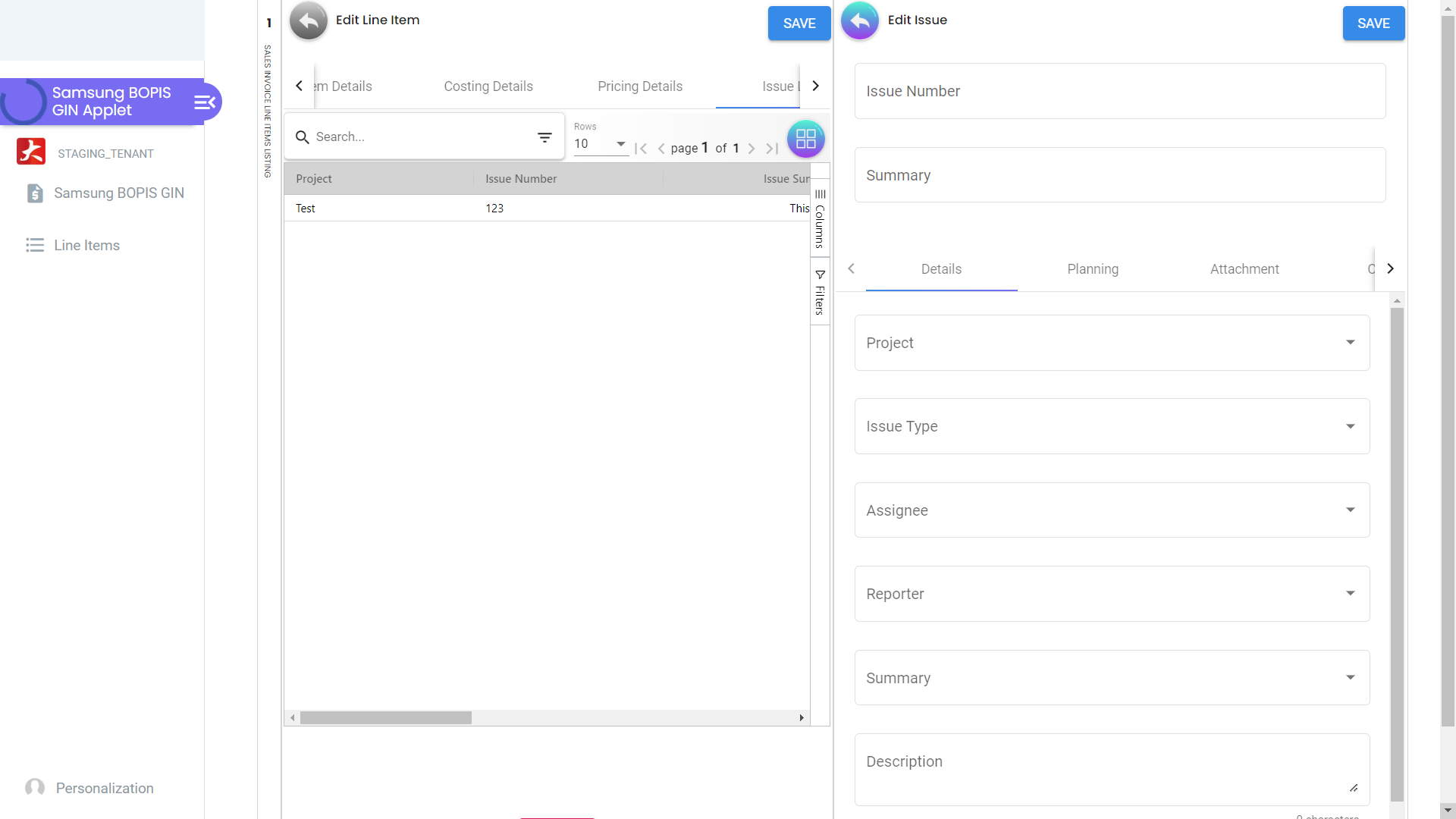 Edit Issue