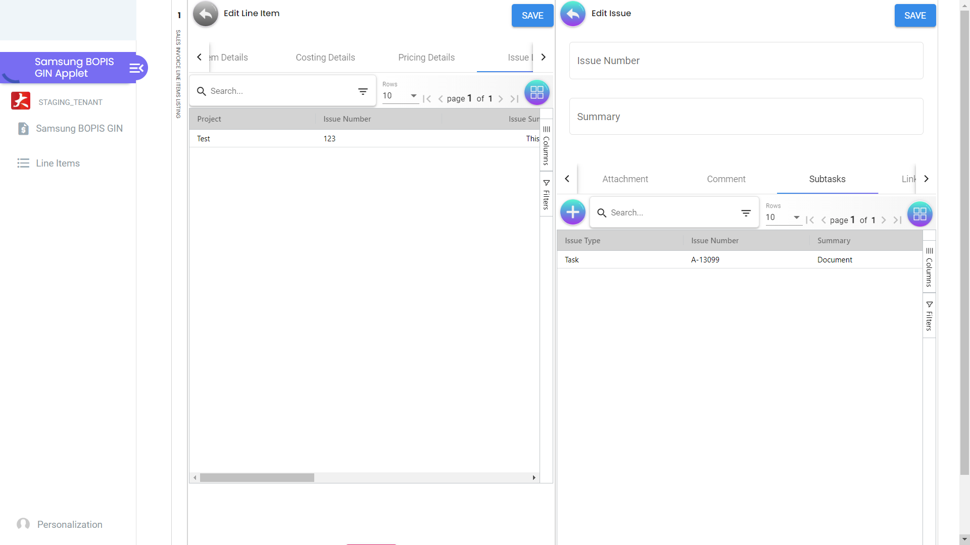 Subtasks