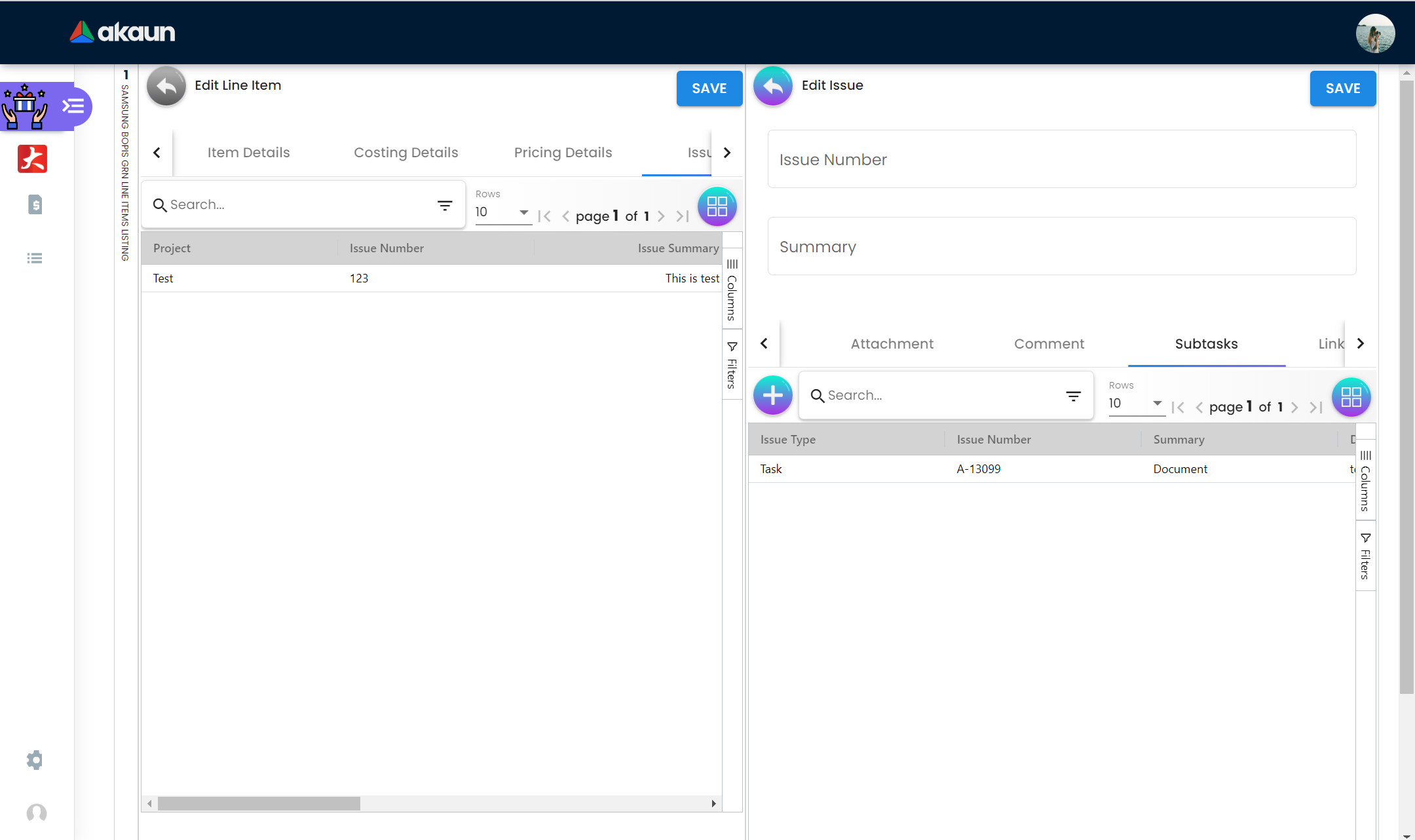 Subtasks