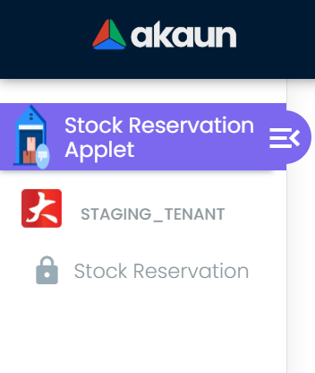 Stock Reservation AppletLOGO