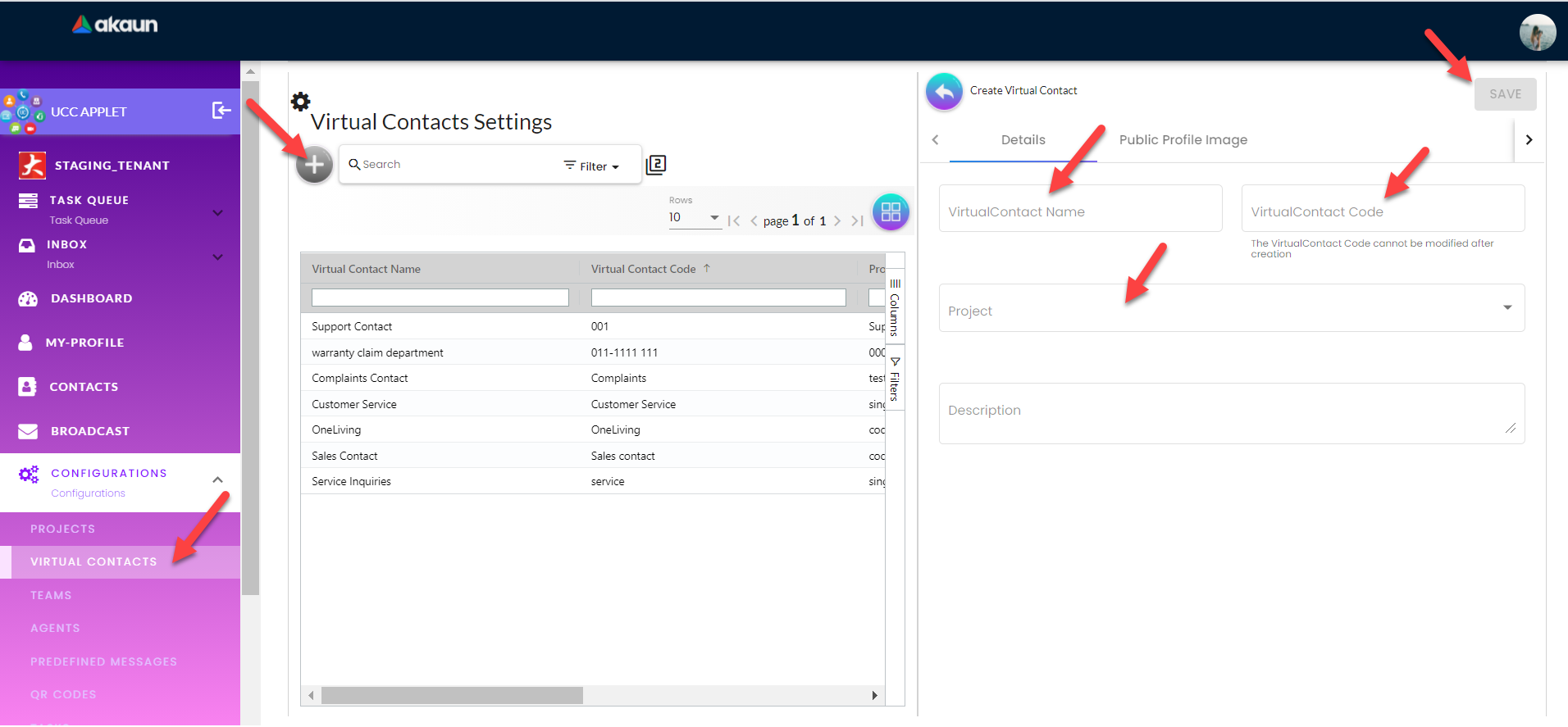 admin access virtual