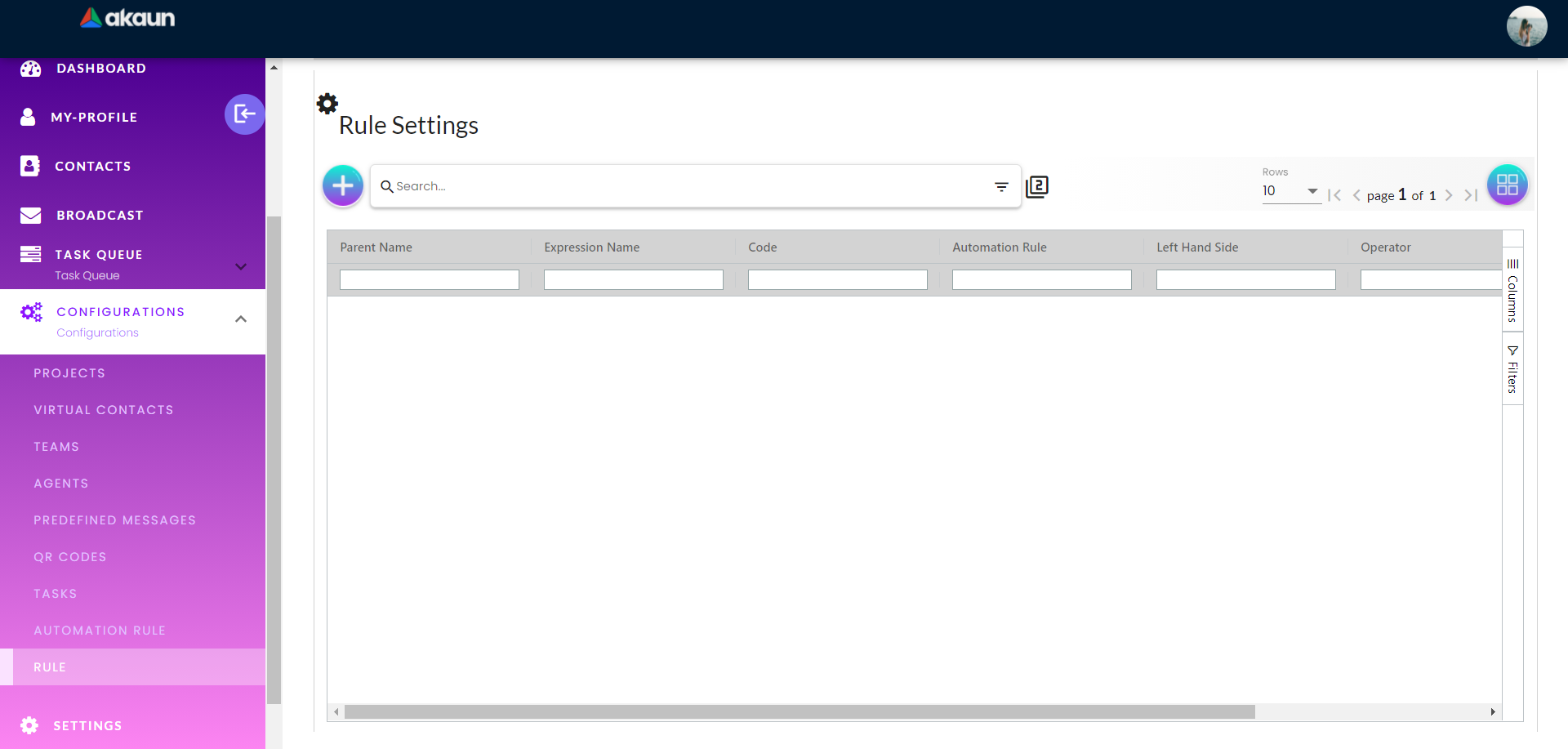config rule list