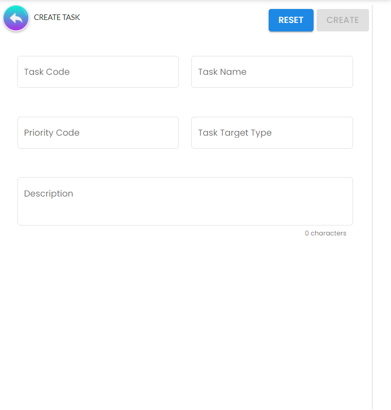 config tasks create