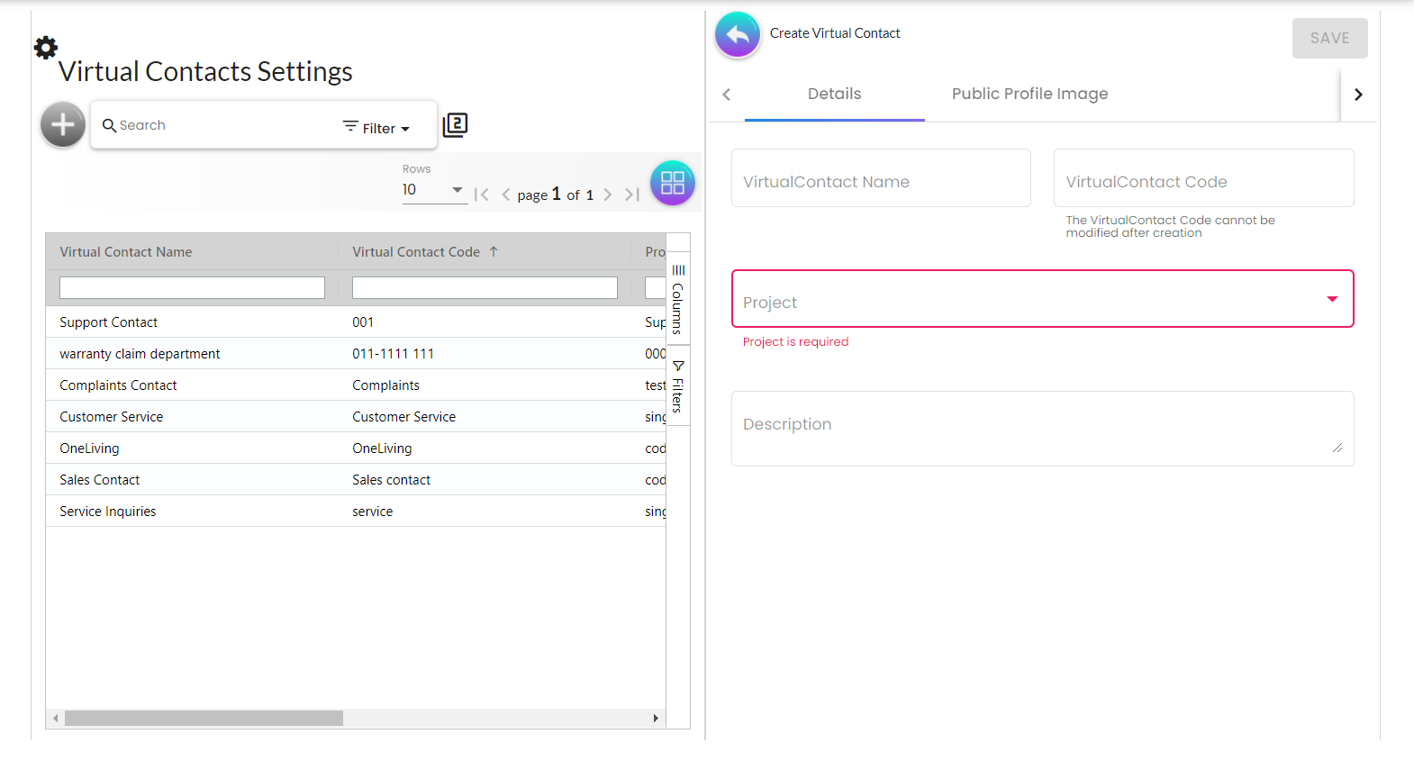 config virtual contract create