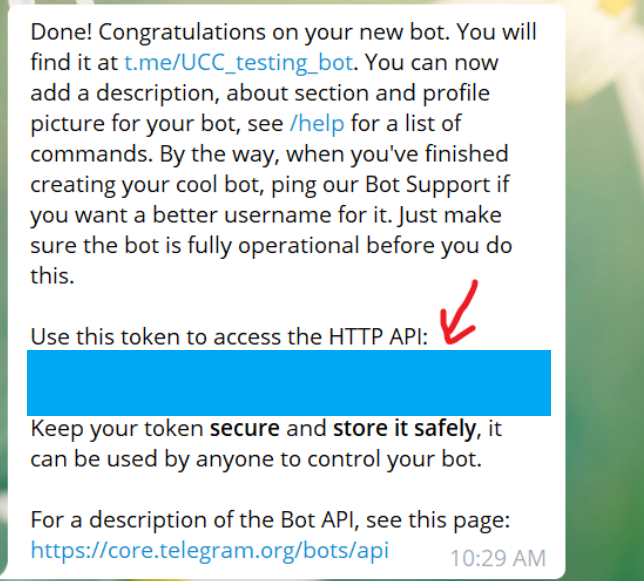 implementation telegram step5