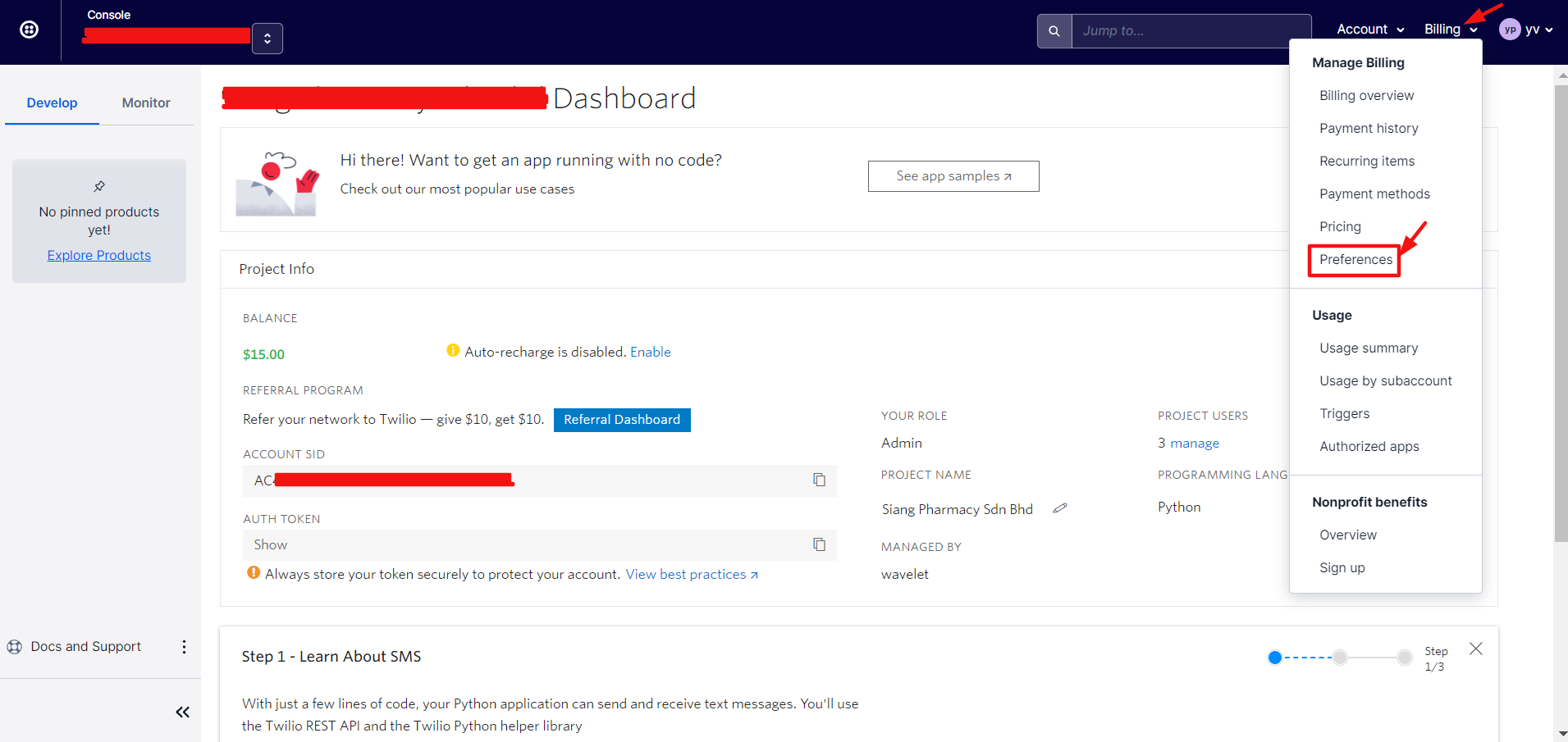 implementation twilio section3 1