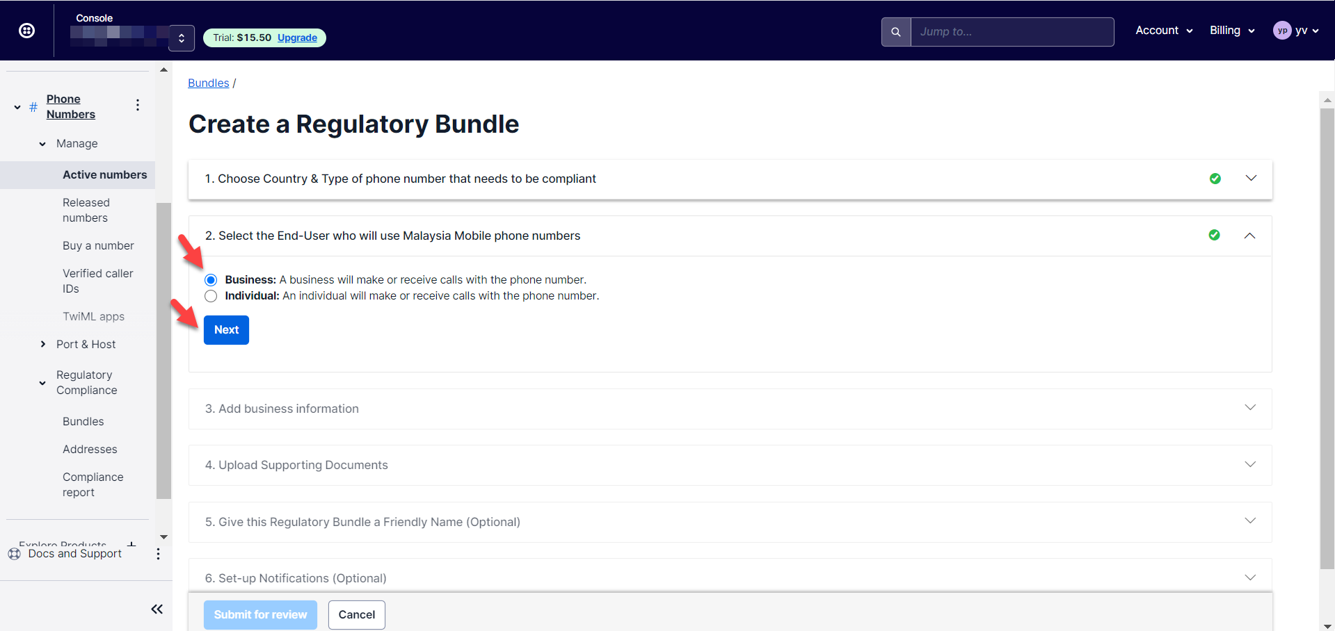 implementation twilio section4 2 4