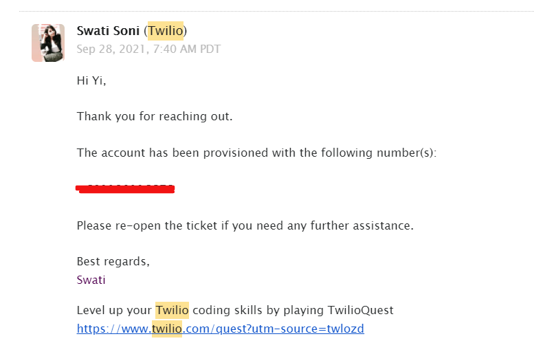 implementation twilio section5 3