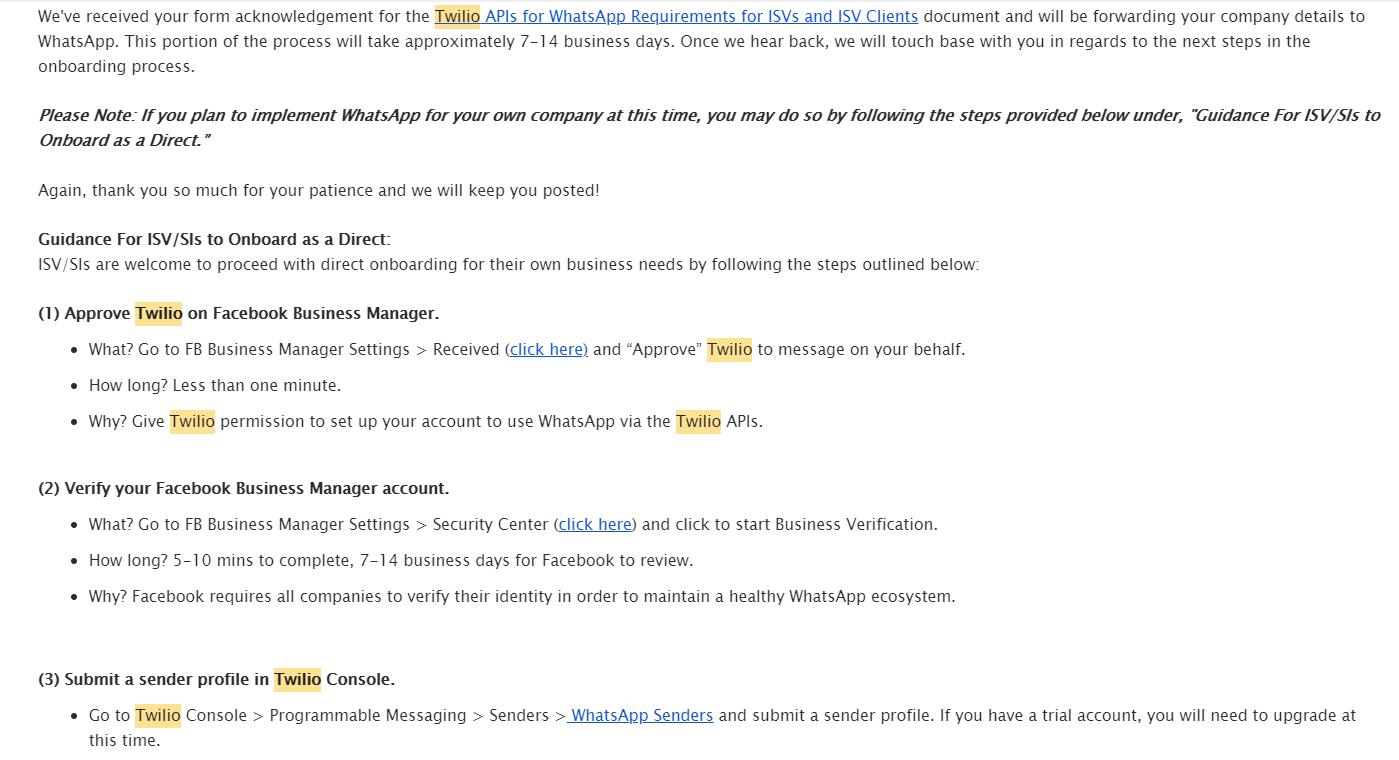 implementation twilio section6 3