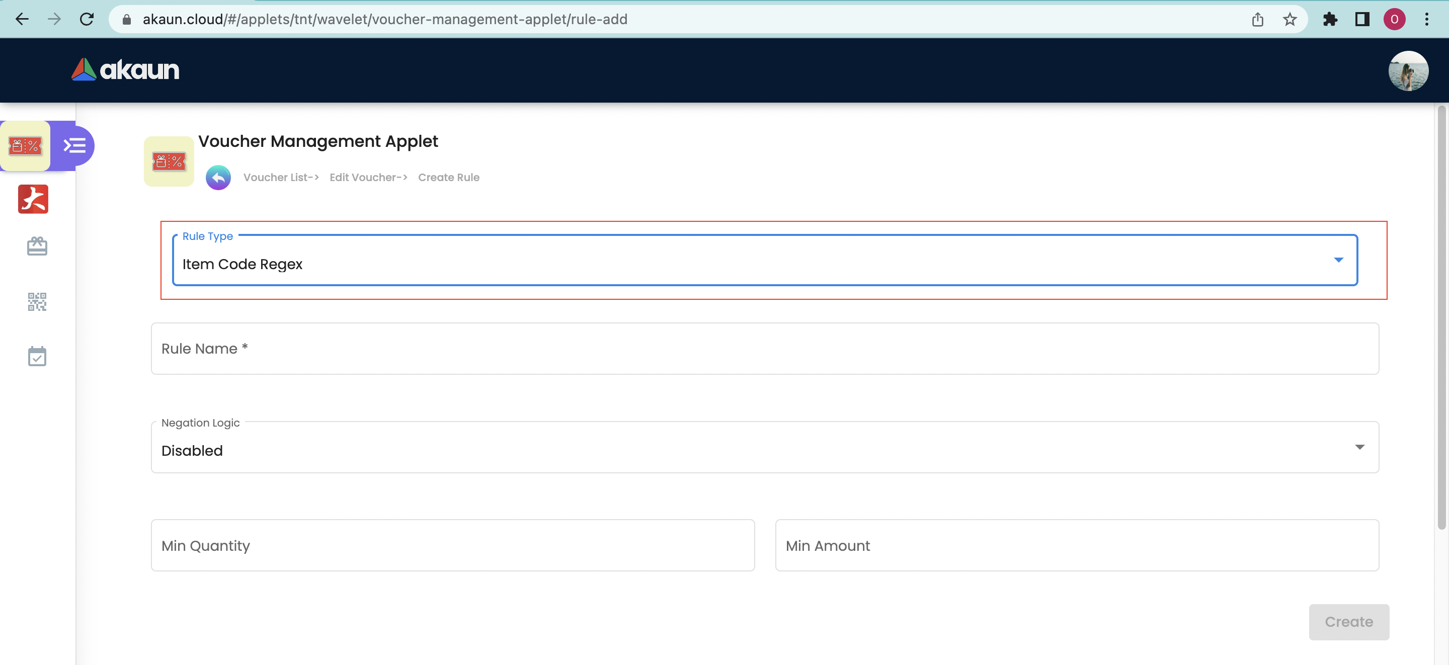 Rules Multi Line : Item Code Regex