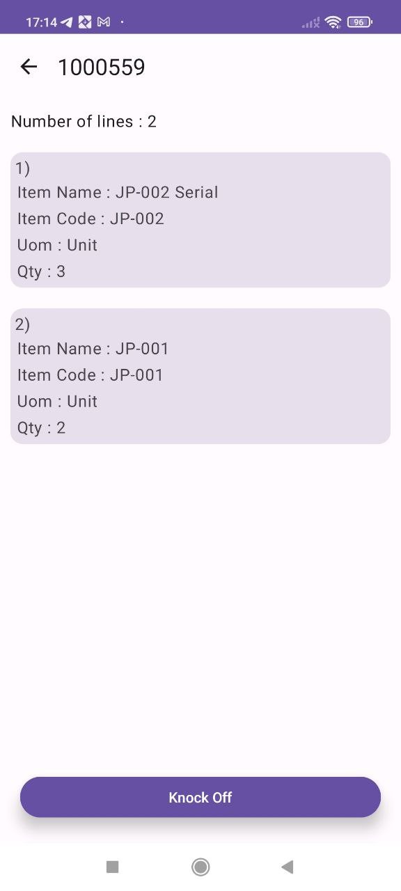 Sales Order Details