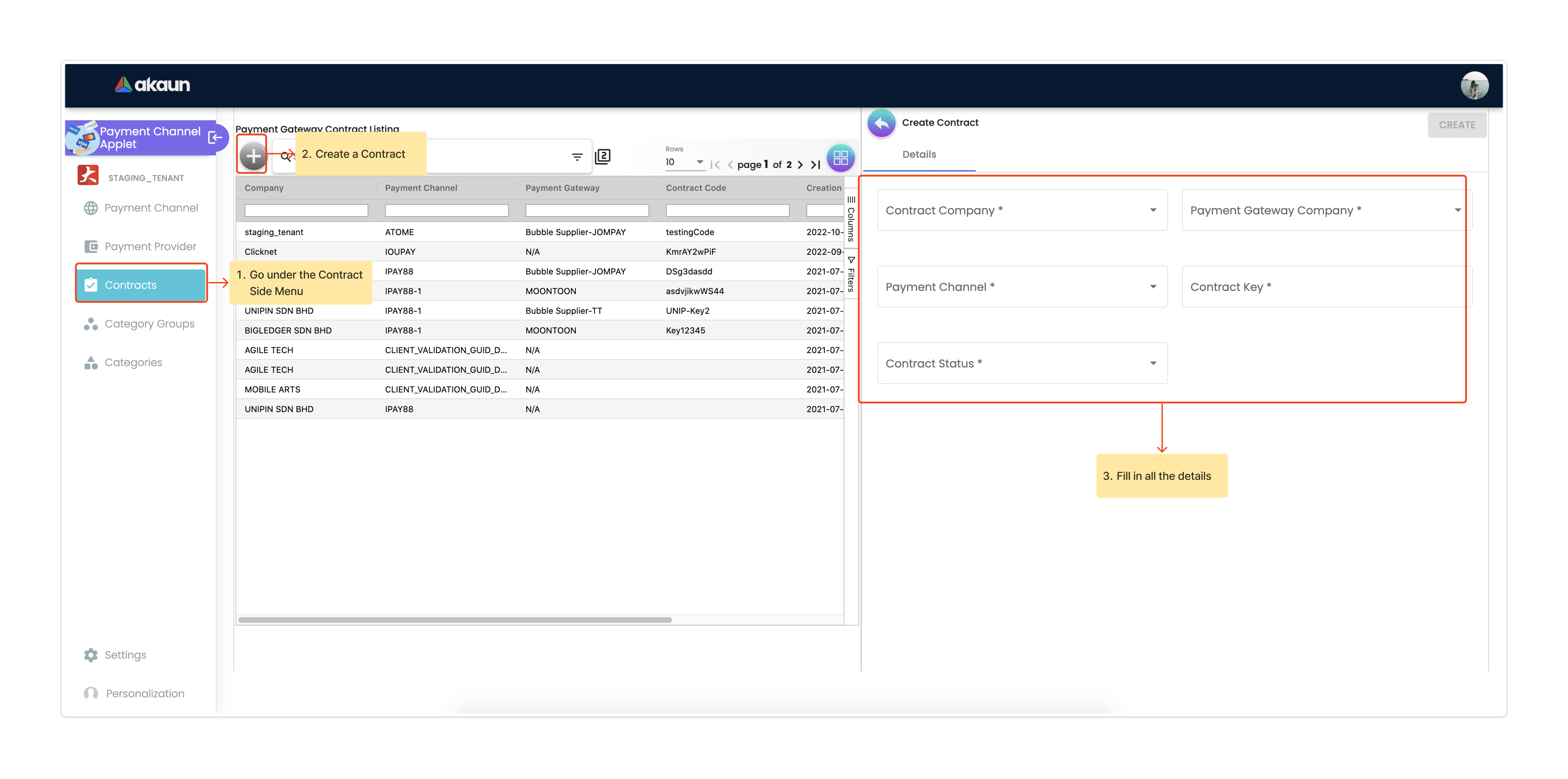 05 Payment Channel Applet Creating Contract