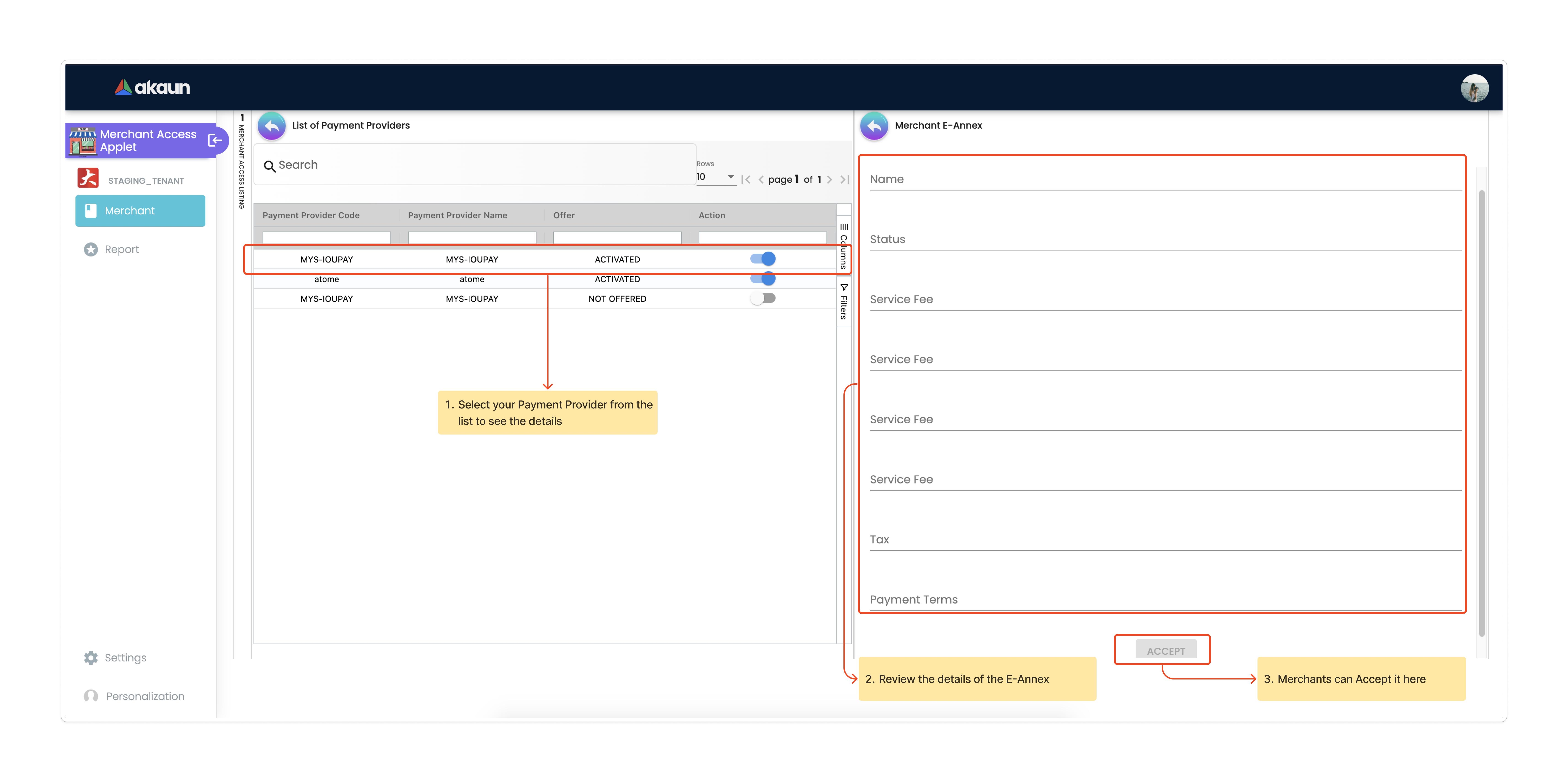14 Merchant Access Applet E Annex