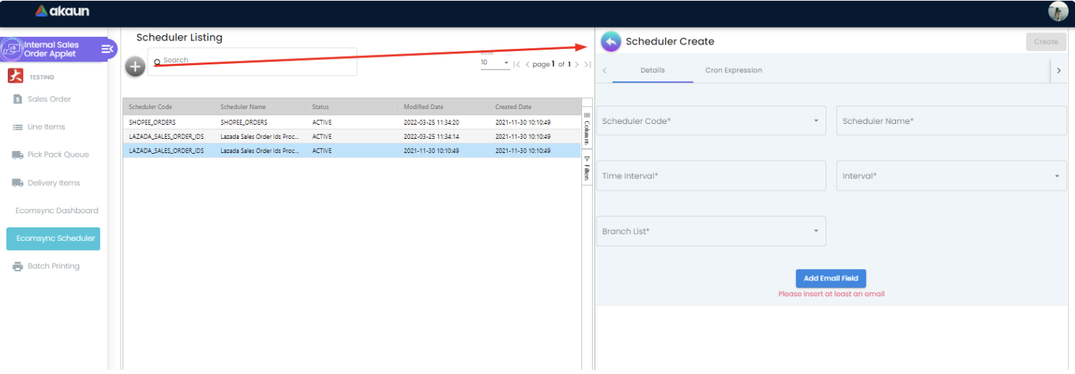 EcomsyncScheduler 2