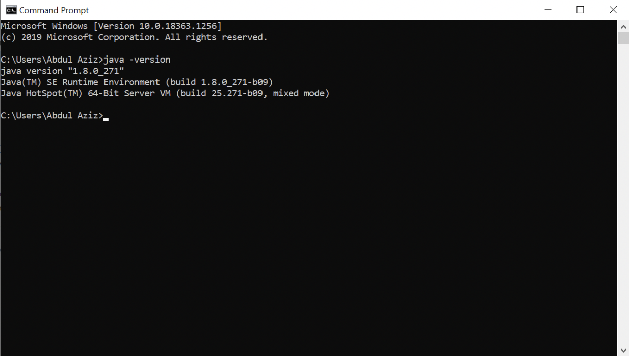 Command Prompt Tab