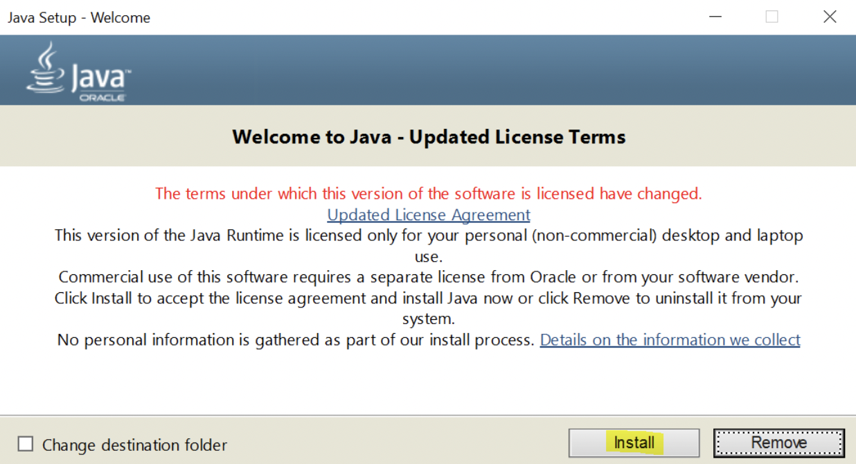 Java Set-Up